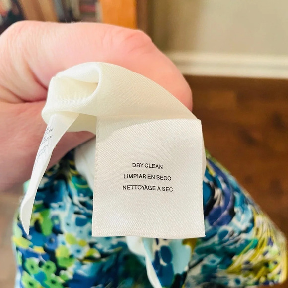 Nine West women’s plus sleeveless dress pockets wedding guest SZ 20W blue green - Picture 11 of 11